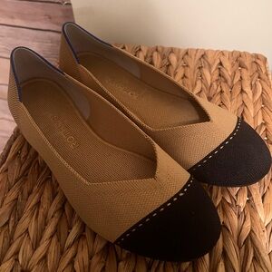 Rothy's Women's Camel Captoe Flats
